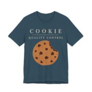 Cookie Quality Control Shirt - Funny Christmas Tee in Deep Teal