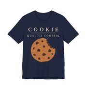 Cookie Quality Control Shirt - Funny Christmas Tee in Navy