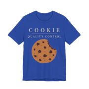 Cookie Quality Control Shirt - Funny Christmas Tee in True Royal
