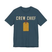 Crew Chief Shirt - Funny Christmas Tee in Deep Teal