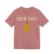 Crew Chief Shirt - Funny Christmas Tee in Heather Mauve