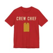 Crew Chief Shirt - Funny Christmas Tee in Red