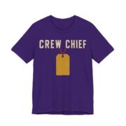 Crew Chief Shirt - Funny Christmas Tee in Team Purple