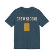Crew Second Shirt - Funny Christmas Tee in Deep Teal