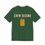Crew Second Shirt - Funny Christmas Tee in Evergreen