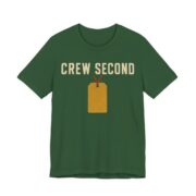 Crew Second Shirt - Funny Christmas Tee in Evergreen