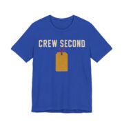 Crew Second Shirt - Funny Christmas Tee in True Royal