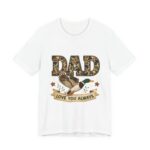 Dad Love You Always Duck Camo T-Shirt in White
