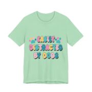 Easily Distracted By Dogs Pastel T-Shirt in Mint
