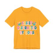 Easily Distracted By Dogs Paw Print T-Shirt in Gold