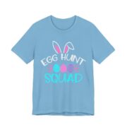 Egg Hunt Squad Funny Easter T-Shirt in Ocean Blue