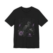 F-Caw-F Checkered Crow Halloween T-Shirt in Black