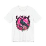 F-Caw-F Crow Pink Moon Peony T-Shirt in White