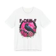 F-Caw-F Crow Pink Moon Peony T-Shirt in White