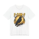F-Caw-F Crow Sunflower Moon T-Shirt in White