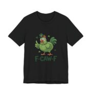 F-Caw-F Irish Chicken St Patricks T-Shirt in Black