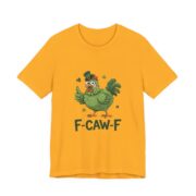 F-Caw-F Irish Chicken St Patricks T-Shirt in Gold