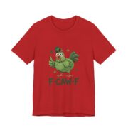 F-Caw-F Irish Chicken St Patricks T-Shirt in Red