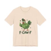F-Caw-F Irish Chicken St Patricks T-Shirt in Soft Cream