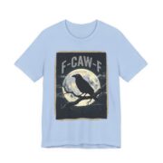F-Caw-F Raven Full Moon Vintage T-Shirt in Baby Blue