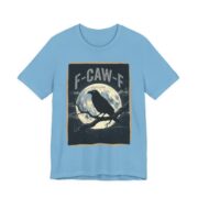 F-Caw-F Raven Full Moon Vintage T-Shirt in Ocean Blue