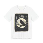 F-Caw-F Raven Full Moon Vintage T-Shirt in White