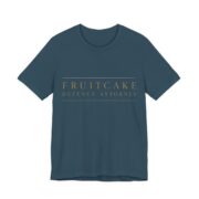 Fruitcake Defence Attorney Shirt - Funny Christmas Tee in Deep Teal