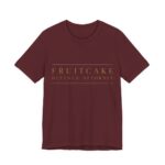 Fruitcake Defence Attorney Shirt - Funny Christmas Tee in Maroon
