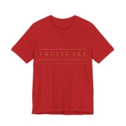 Fruitcake Defence Attorney Shirt - Funny Christmas Tee in Red
