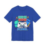 Game Over Back To School Controller T-Shirt in True Royal
