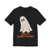 Ghost Of Sensible Bedtimes Shirt - Funny Halloween Tee in Black