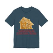 Gingerbread Structural Failure Shirt - Funny Christmas Tee in Deep Teal