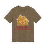 Gingerbread Structural Failure Shirt - Funny Christmas Tee in Heather Olive