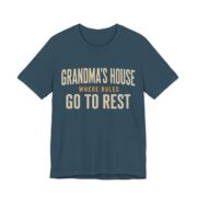 Grandma's House Where Rules Go To Rest Shirt - Funny Christmas Tee in Deep Teal