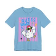 Guess What Funny Chicken Matching T-Shirt in Ocean Blue