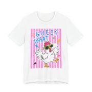 Guess What Funny Chicken Matching T-Shirt in White