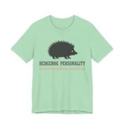 Hedgehog Personality Marshmallow Interior Shirt - Cute Tee in Mint