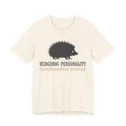 Hedgehog Personality Marshmallow Interior Shirt - Cute Tee in Natural
