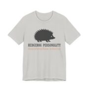 Hedgehog Personality Marshmallow Interior Shirt - Cute Tee in Silver