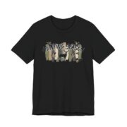 Hunting Season Deer Camo T-Shirt in Black