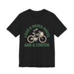 I Had A Paper Route And A Curfew Shirt - Retro Gen X Tee in Black