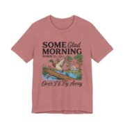 I’ll Fly Away Mallard Duck Hunting T-Shirt in Heather Mauve
