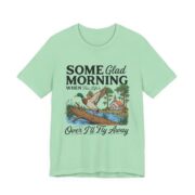 I’ll Fly Away Mallard Duck Hunting T-Shirt in Mint