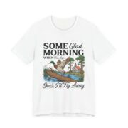 I’ll Fly Away Mallard Duck Hunting T-Shirt in White