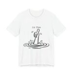I’m Fine Drowning Thumbs Up Funny T-Shirt in White