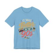 It Was Better In The 90s Retro T-Shirt in Ocean Blue