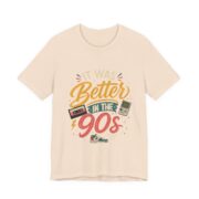 It Was Better In The 90s Retro T-Shirt in Soft Cream