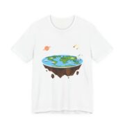 It’s Flat Bro Funny Flat Earth T-Shirt in White
