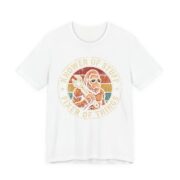 Knower Of Stuff Fixer Of Things Bigfoot T-Shirt in White