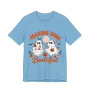Making Dogs Boolyful Ghost Groomer T-Shirt in Ocean Blue
